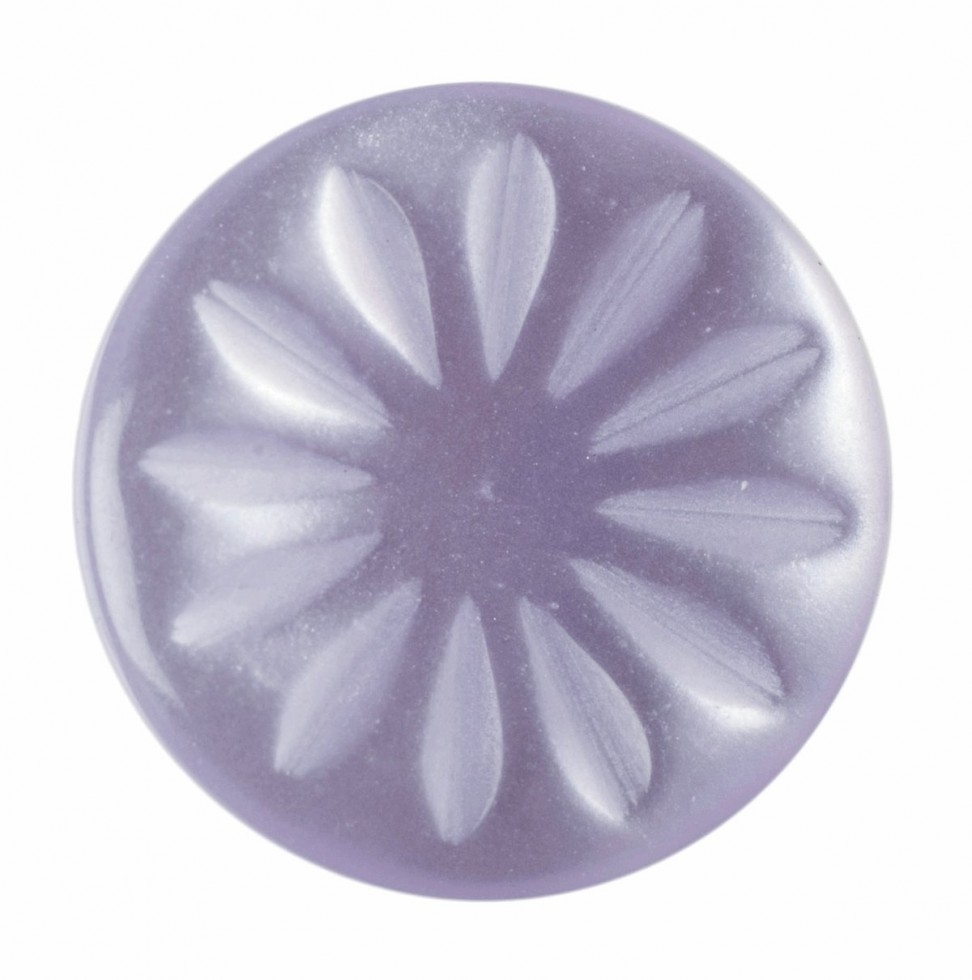 Hemline Round Shank Buttons Lilac