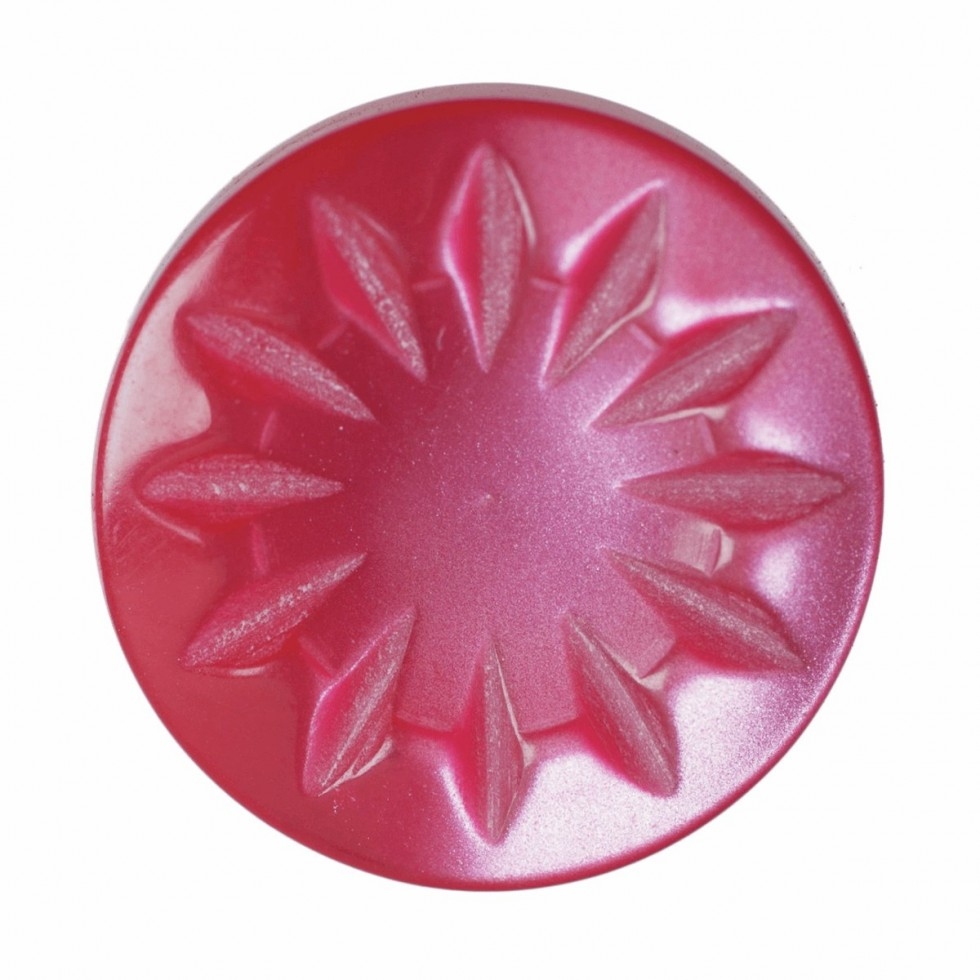 Hemline Round Shank Buttons Red