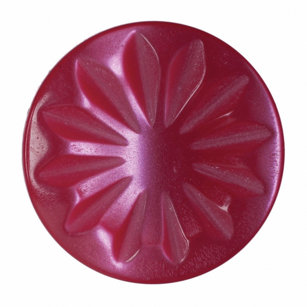 Hemline Round Shank Buttons Red