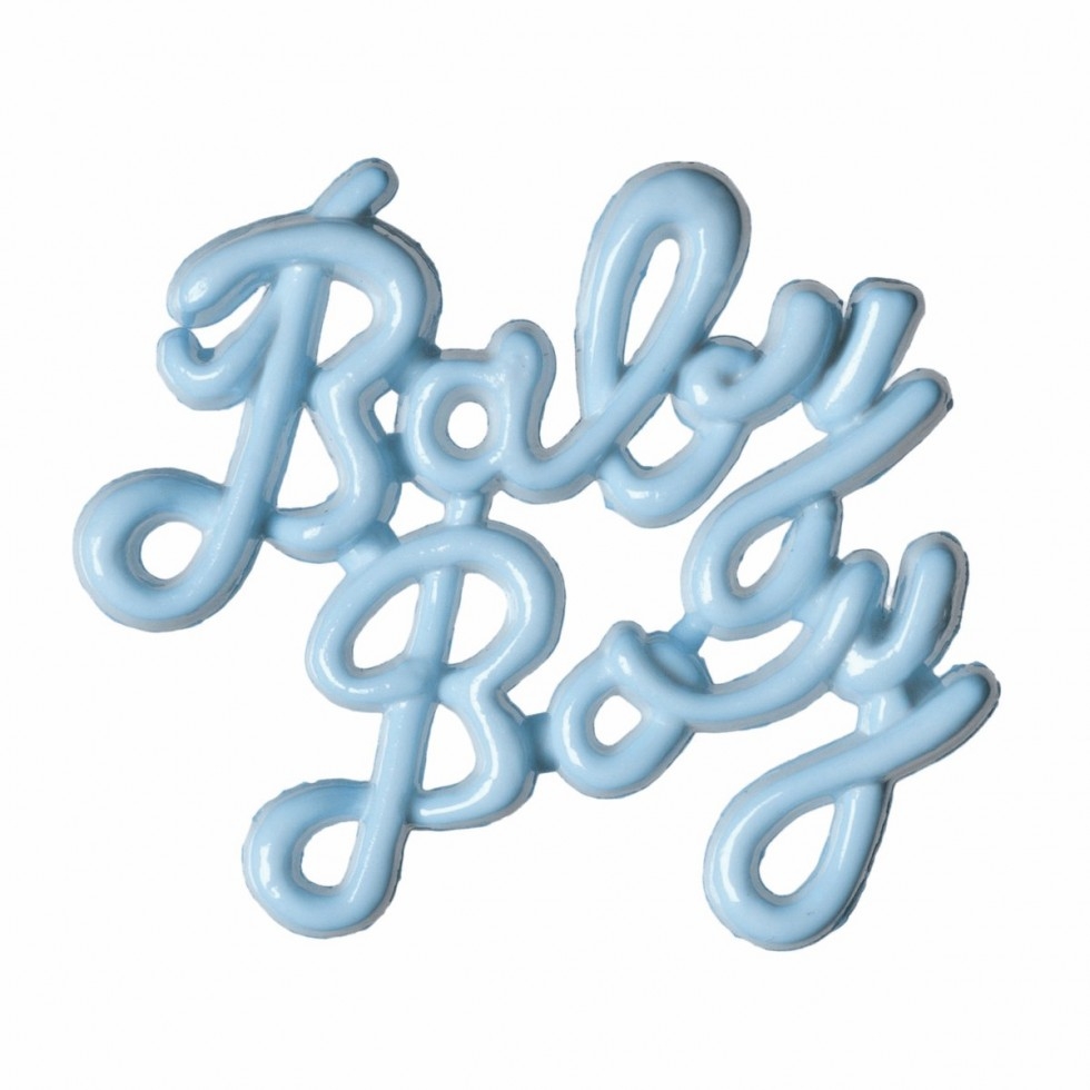 Hemline New Baby Buttons Baby Blue
