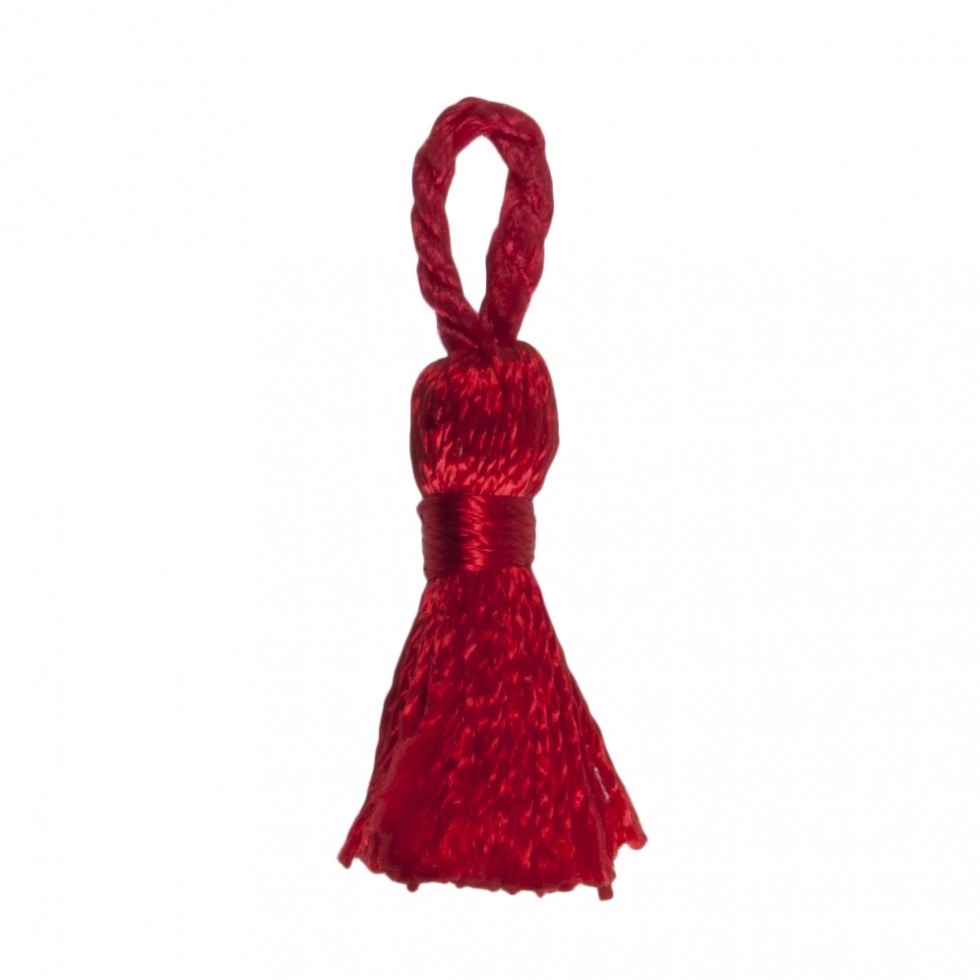 Trimits Small Silky Tassels Red