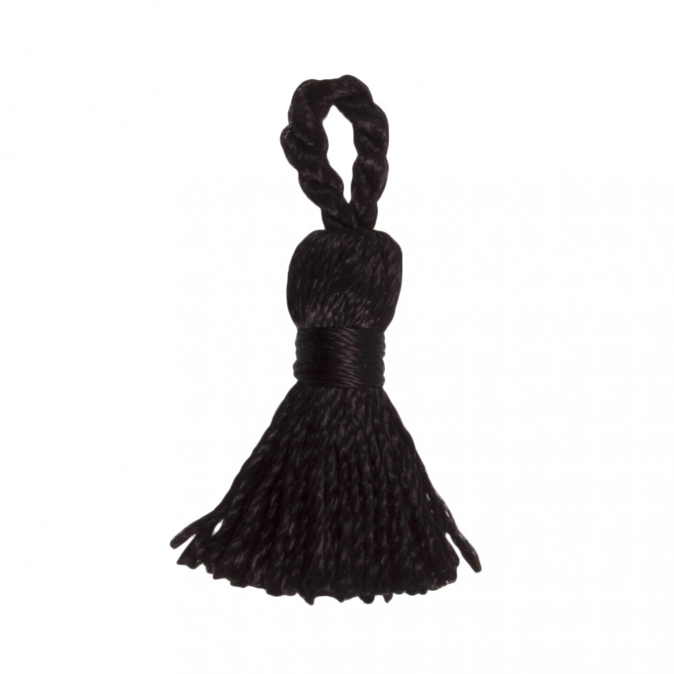 Trimits Miniature Silky Tassels Black