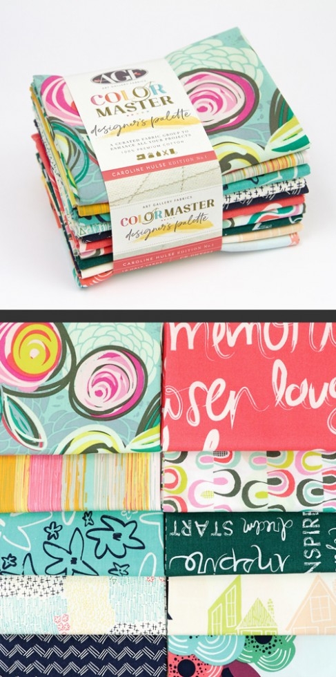 Art Gallery Fabrics Half Yard Fabric Pack No.1 Caroline Hulse Edition