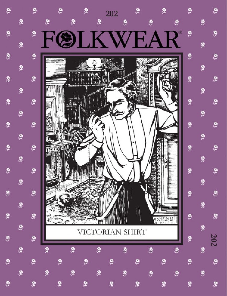 Folkwear Patterns Paper Sewing Pattern Victorian Shirt
