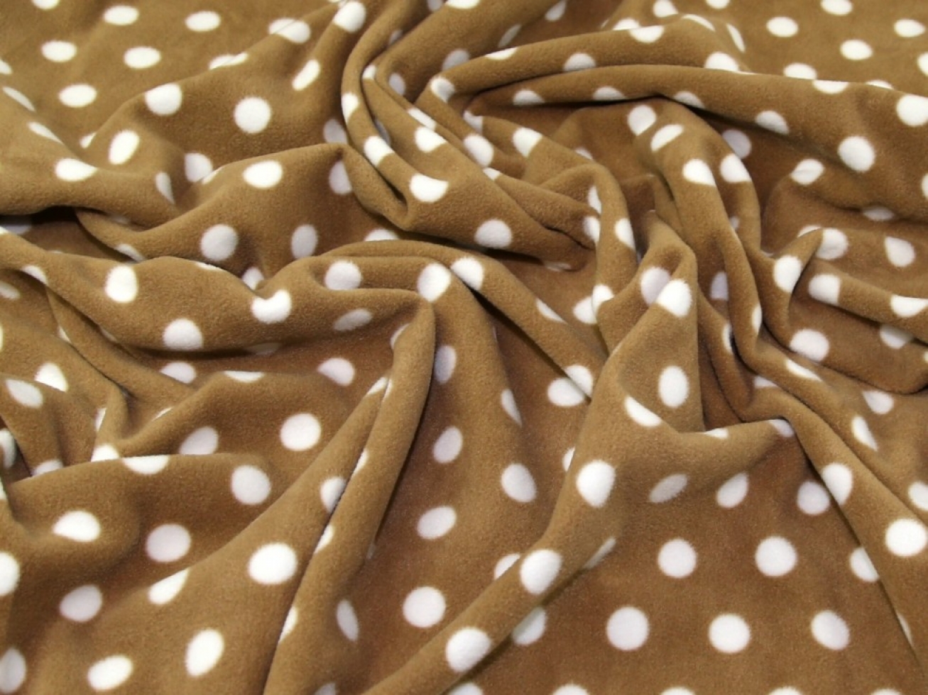 Polar Fleece Fabric Tan