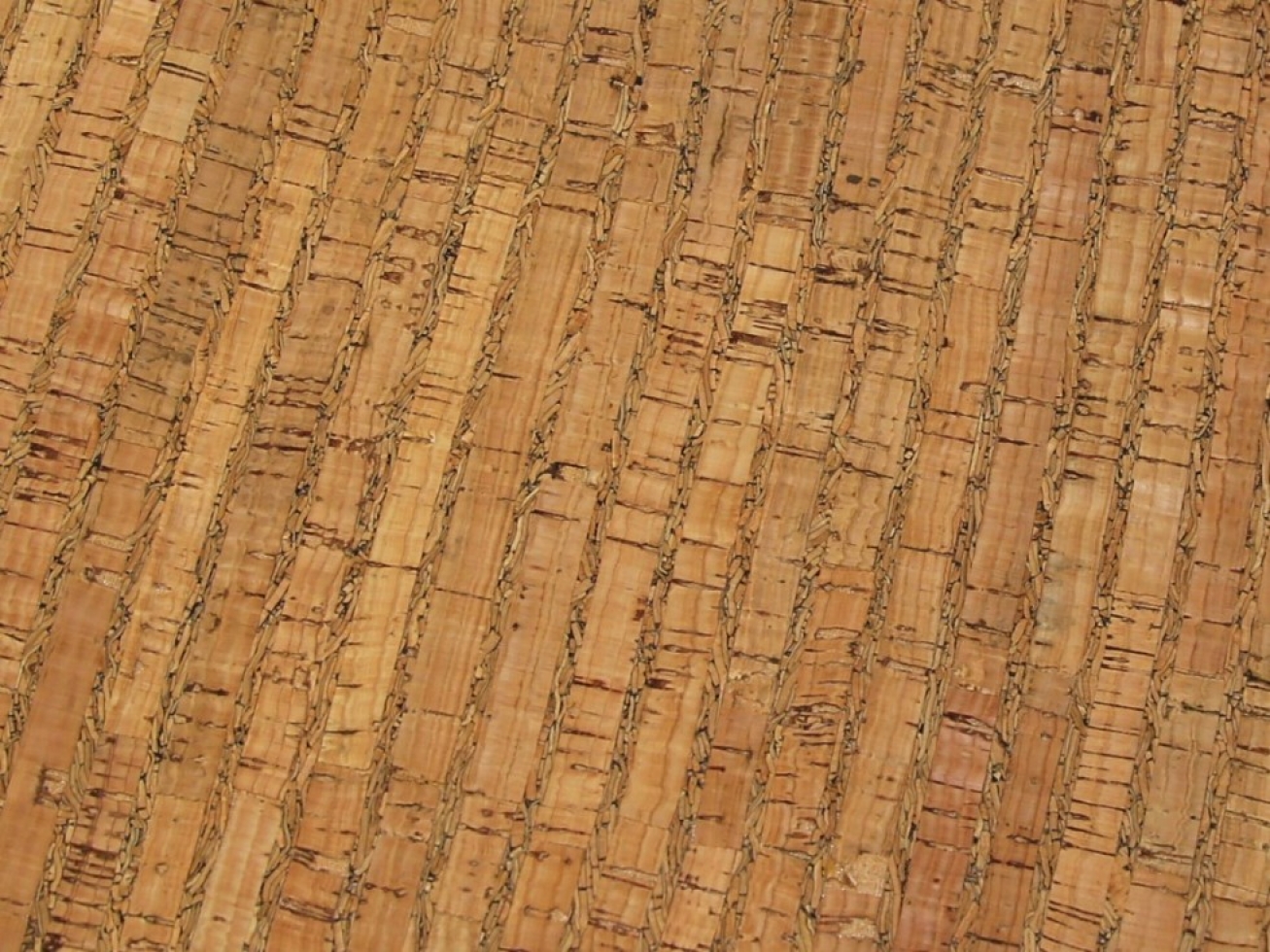 Cork Leather Fabric Tan