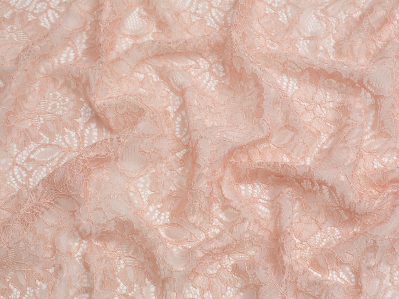 Minerva Core Range Tocca Corded Lace Fabric Pearl Blush