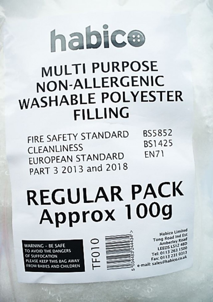 100gm Toy Filling Stuffing White