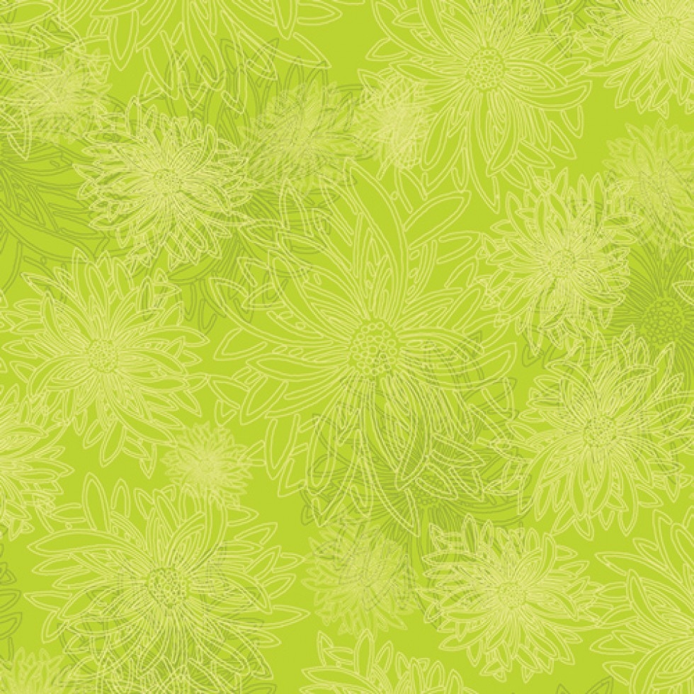 Art Gallery Fabrics Floral Elements 100% Cotton Poplin Fabric Kiwi