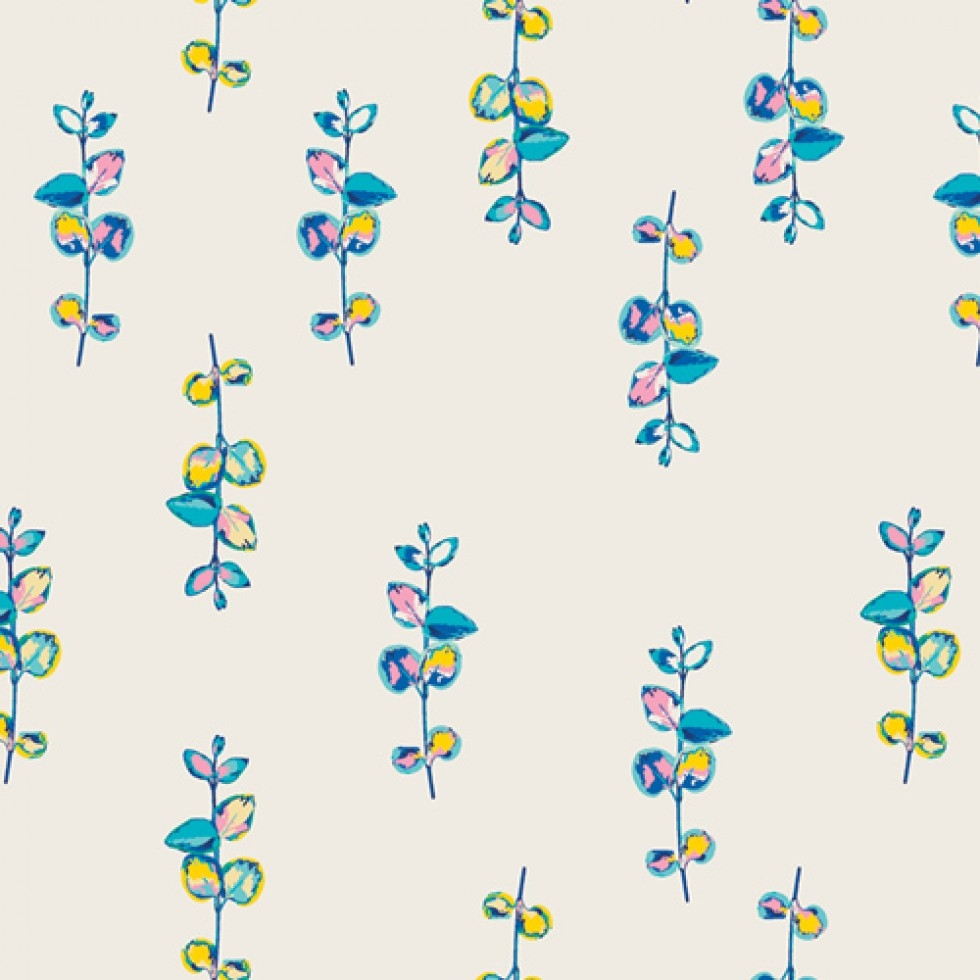 Art Gallery Fabrics Hello Sunshine 100% Cotton Poplin Fabric Paradise Cascade