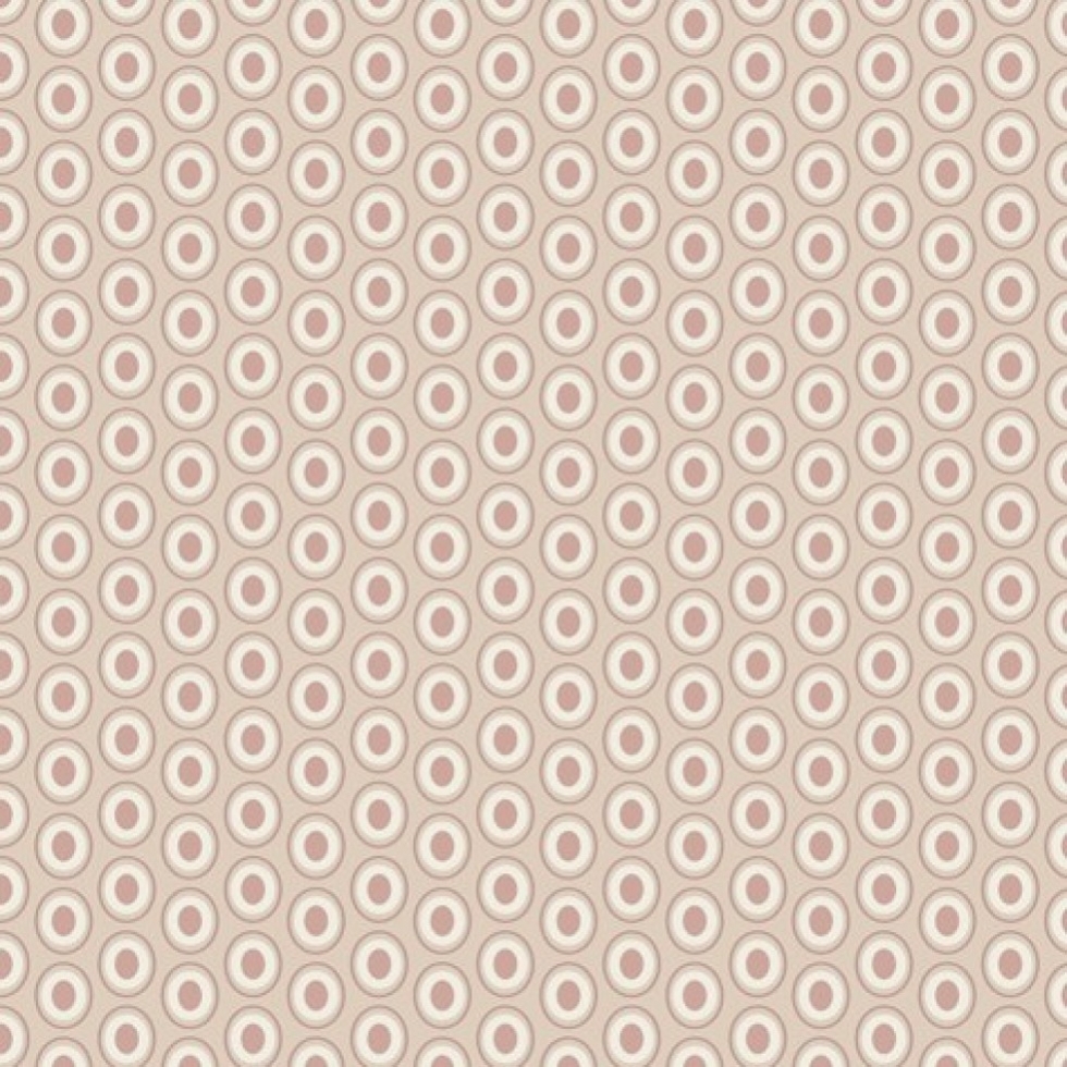 Art Gallery Fabrics Oval Elements 100% Cotton Poplin Fabric Cappuccino