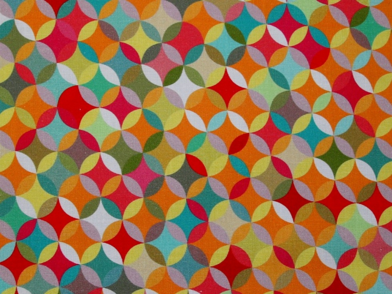 Stof France 100% Cotton Fabric Orange