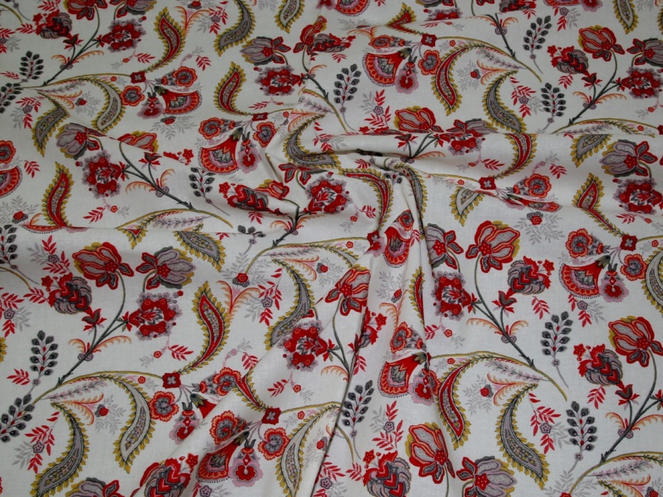 Stof France 100% Cotton Fabric Red