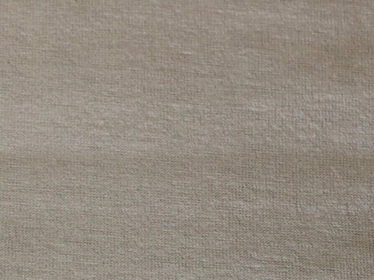 Stof France PUL Coated Jersey Stretch Knit Fabric Taupe