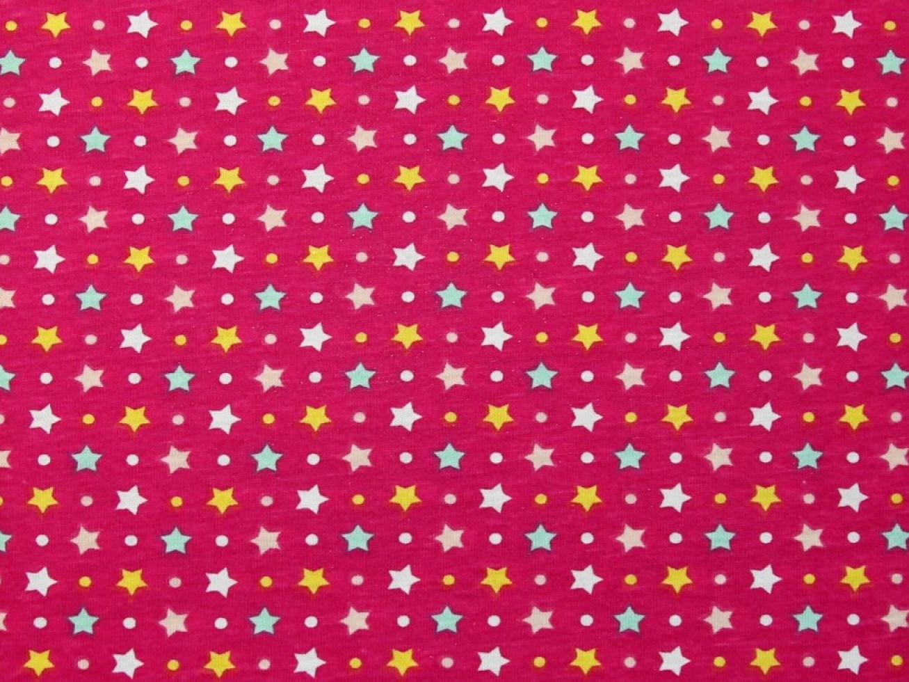 Stof France PUL Coated Jersey Stretch Knit Fabric Pink