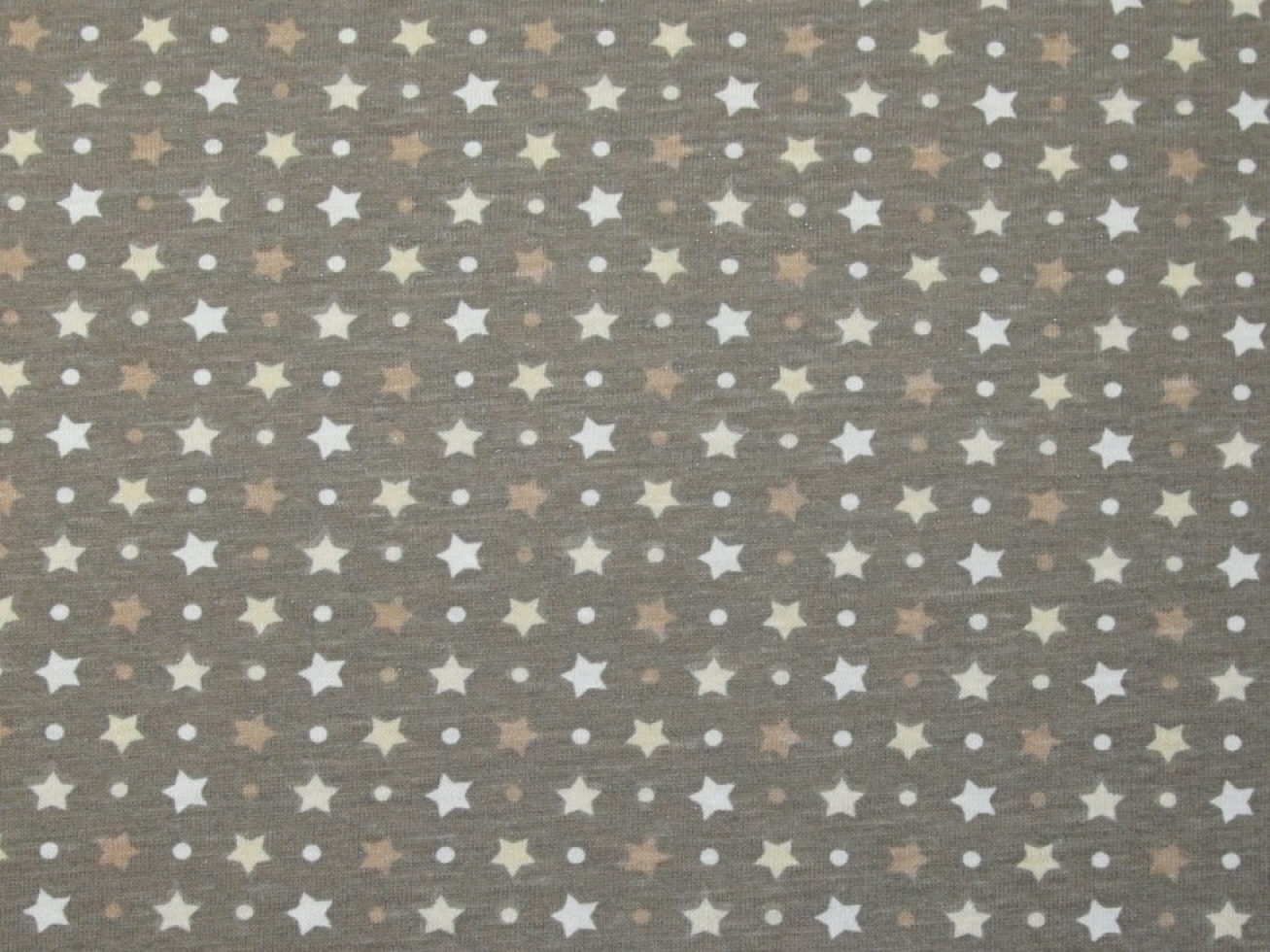 Stof France PUL Coated Jersey Stretch Knit Fabric Taupe