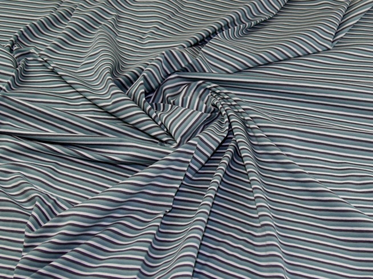 John Louden Cotton Jersey Stretch Knit Fabric Mint