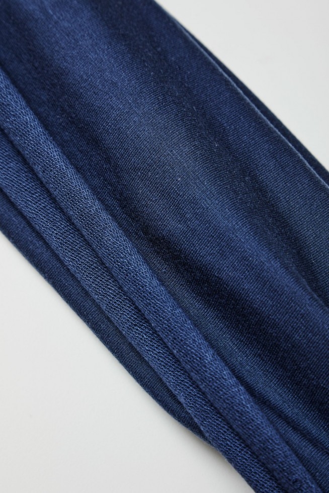 Meet MILK Tencel Lyocell Loop Back French Terry Stretch Knit Fabric Blueberry
