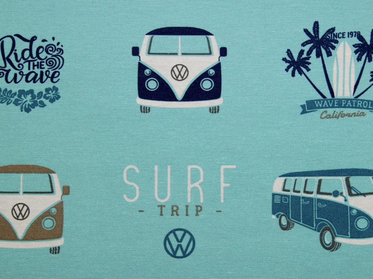 Cotton Canvas Fabric Turquoise