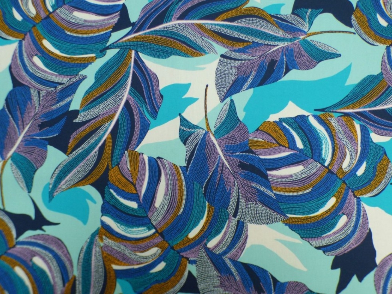 Lady McElroy 100% Cotton Poplin Fabric Aqua