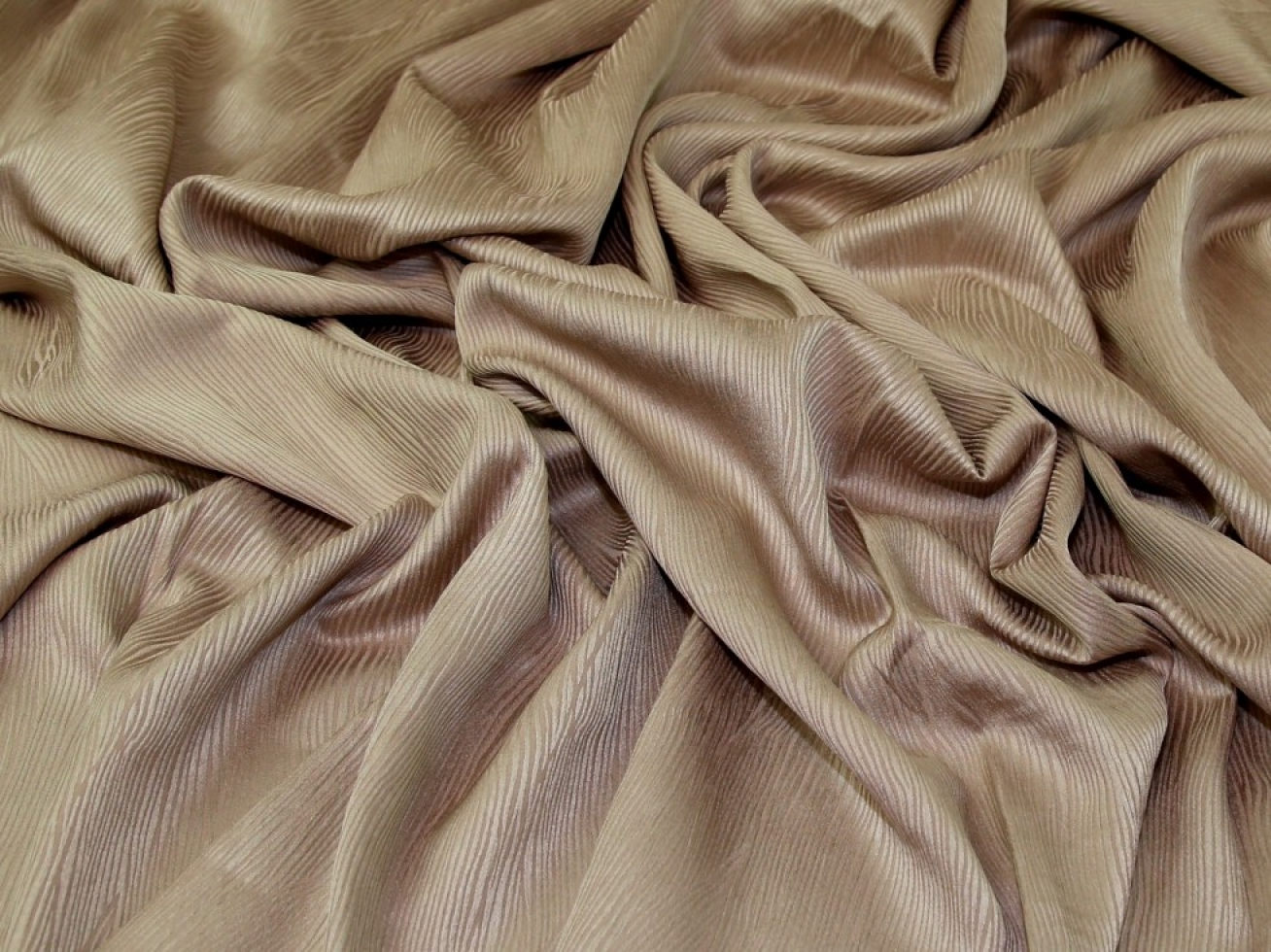 Stretch Woven Jacquard Fabric Beige