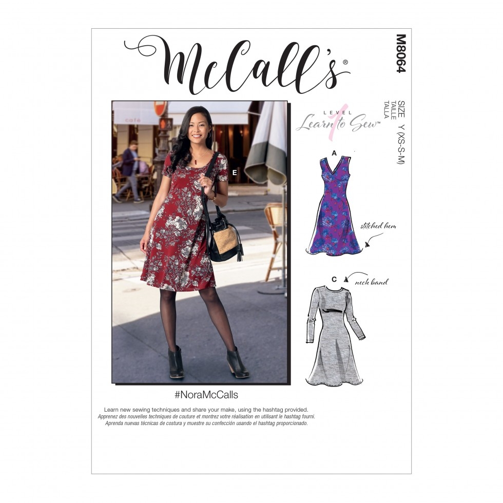 McCalls Paper Sewing Pattern 8064