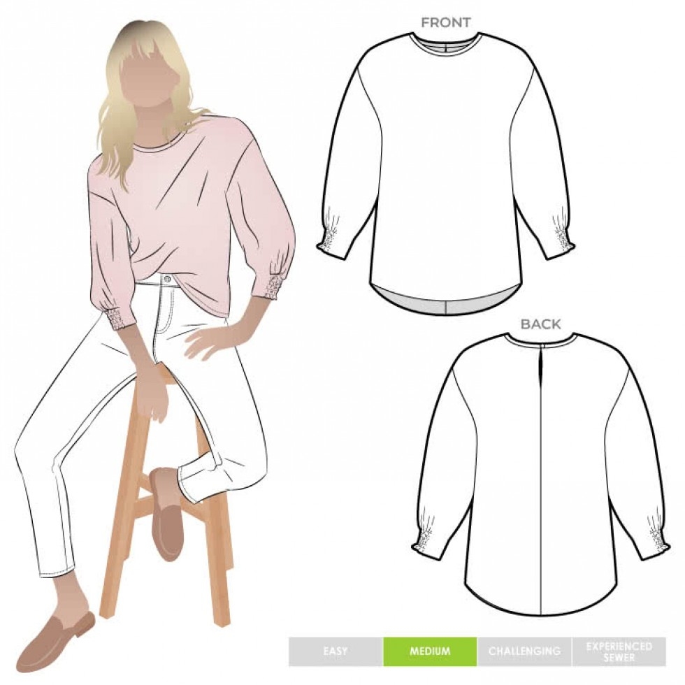 Style Arc Paper Sewing Pattern Mimi Top