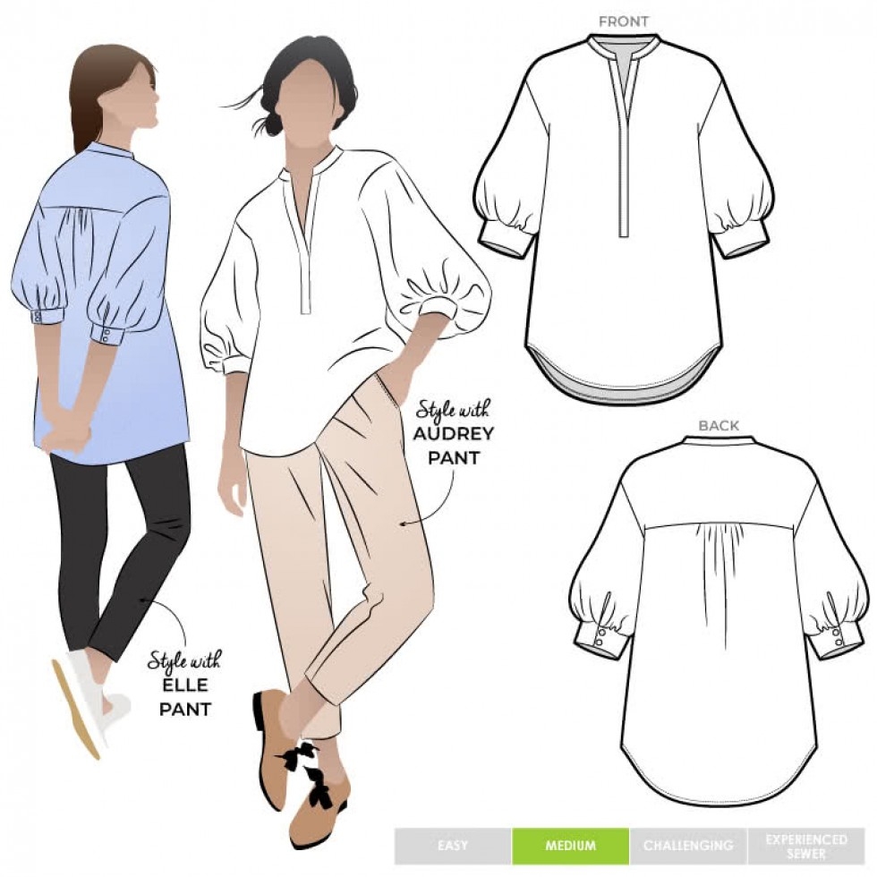 Style Arc Paper Sewing Pattern Kent Tunic