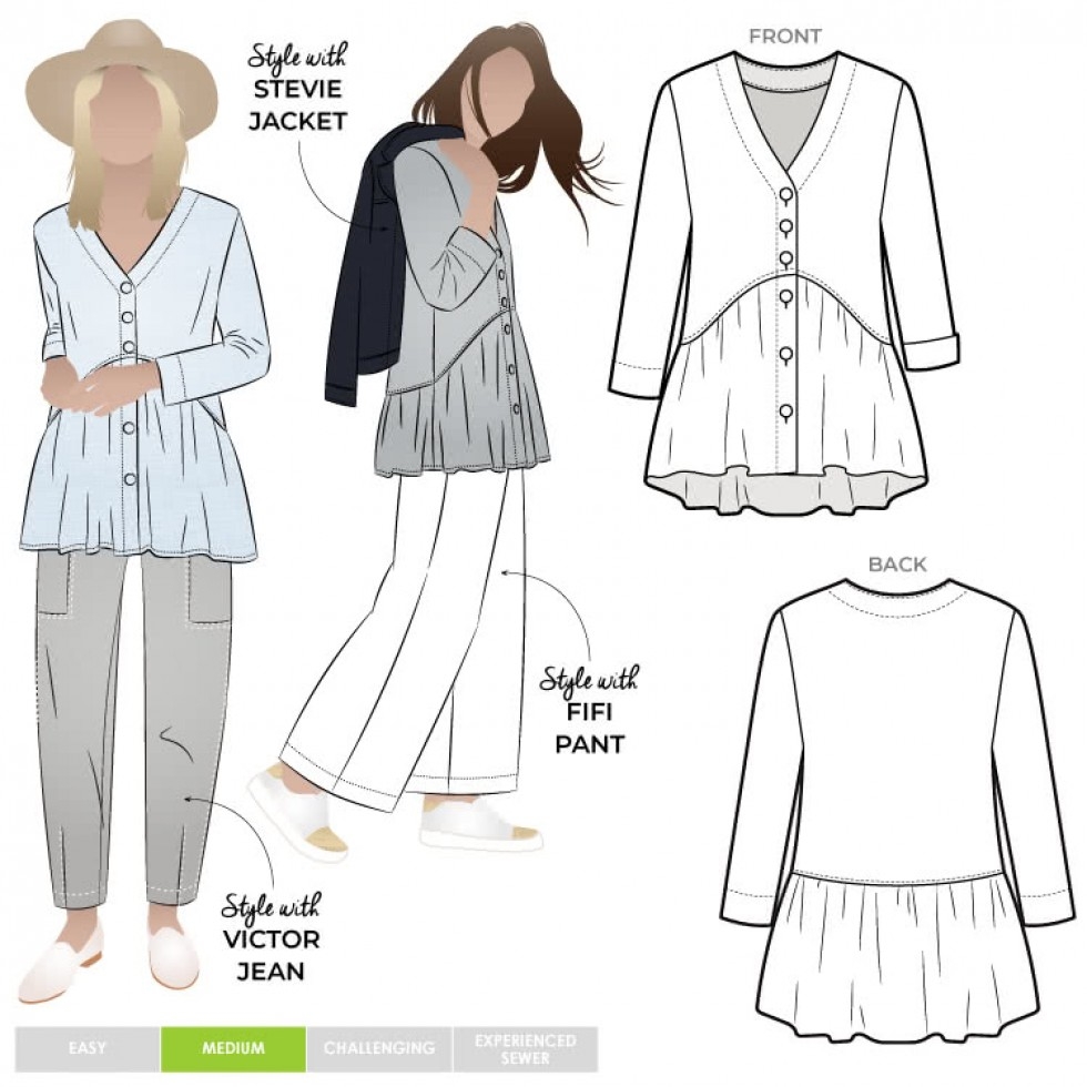 Style Arc Paper Sewing Pattern Jules Tunic