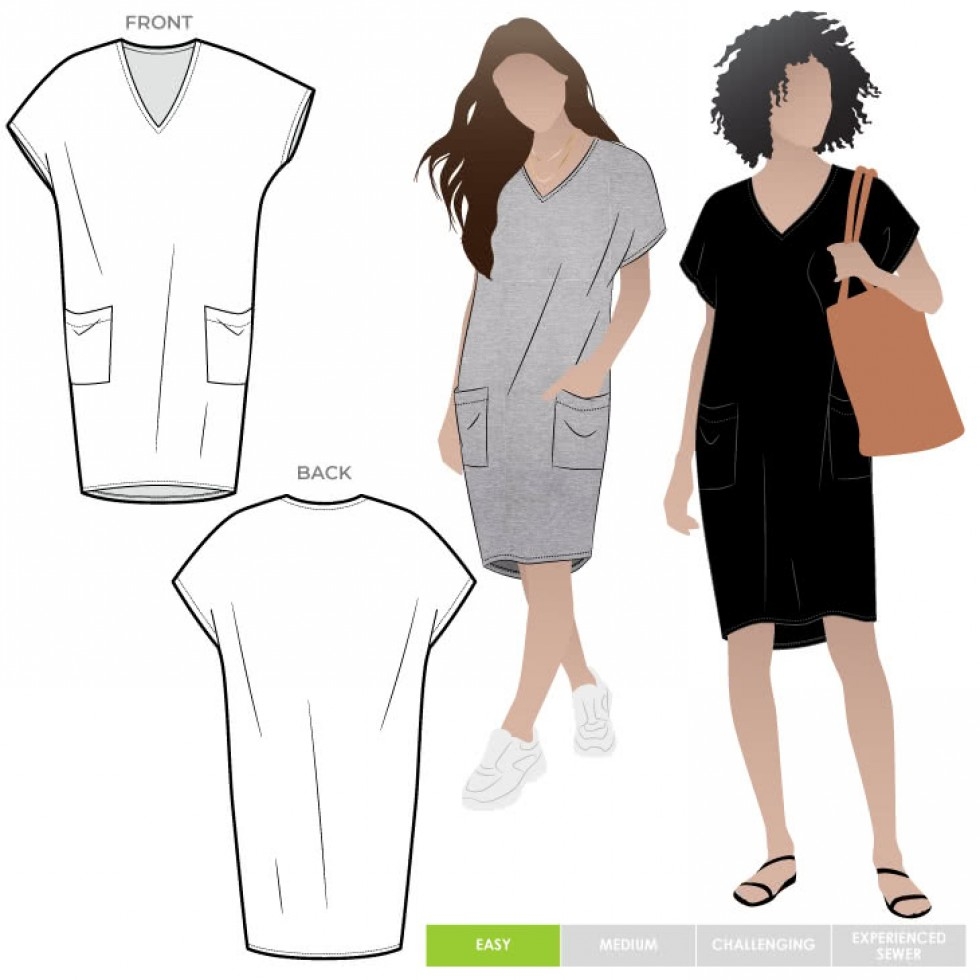 Style Arc Paper Sewing Pattern Kitt Dress