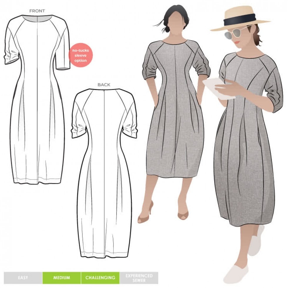 Style Arc Paper Sewing Pattern Gertrude Dress