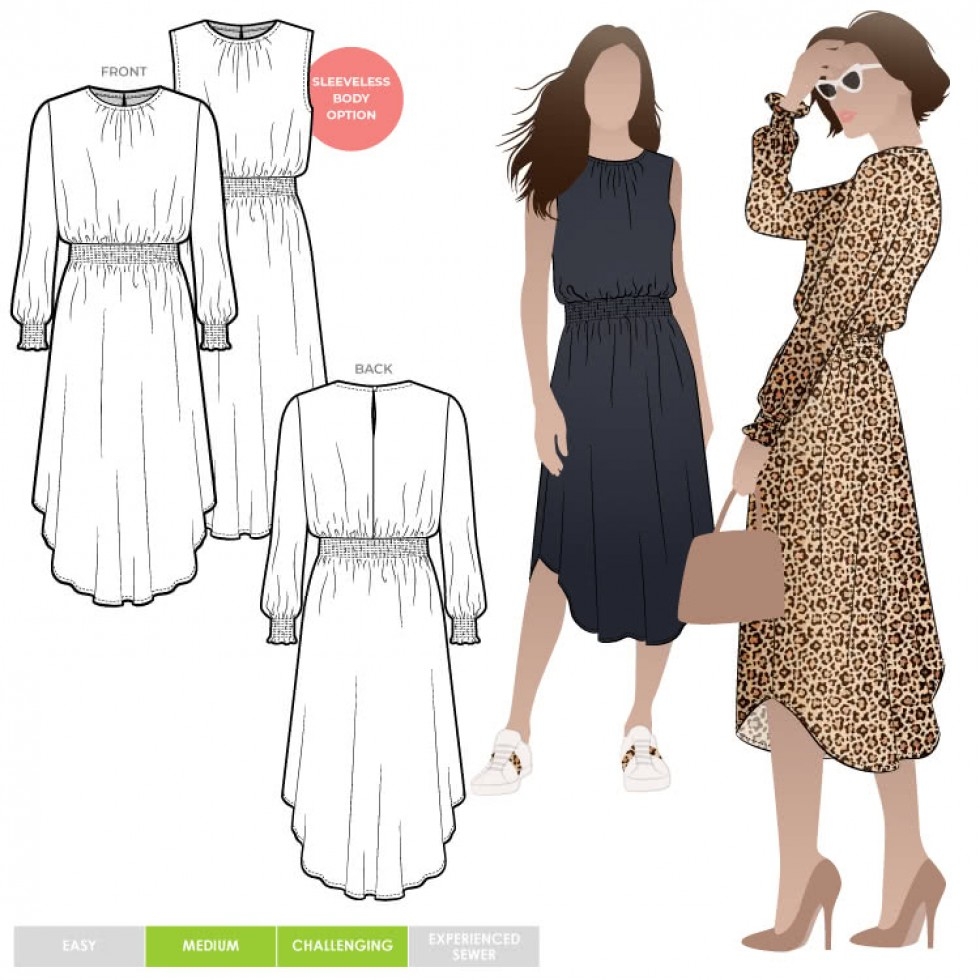 Style Arc Paper Sewing Pattern Asha Dress