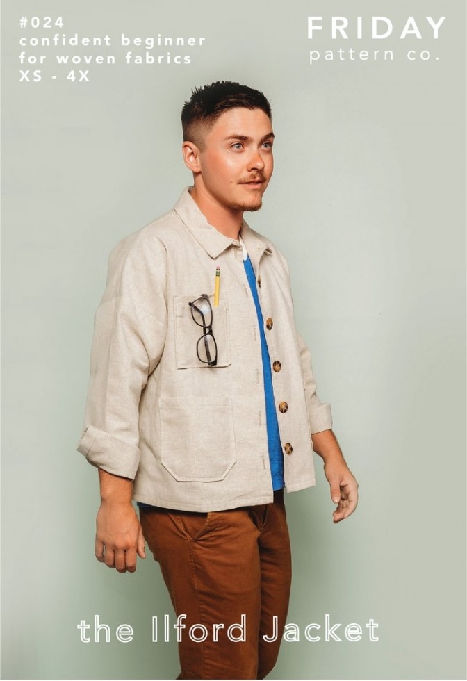 Friday Pattern Company Paper Sewing Pattern Ilford Jacket