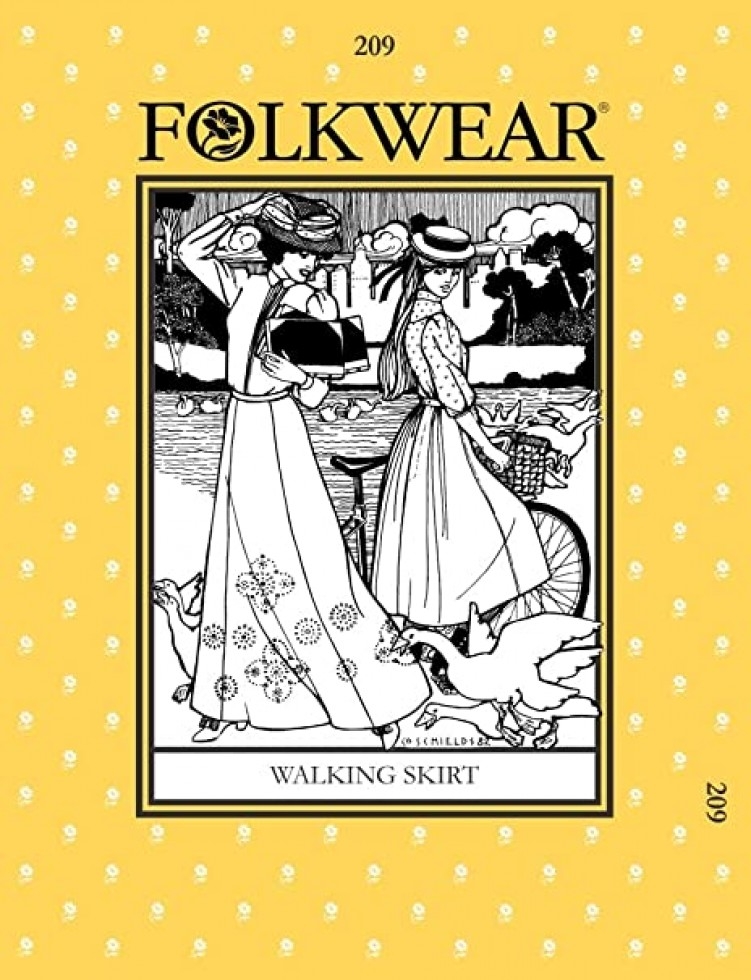 Folkwear Patterns Paper Sewing Pattern Walking Skirt