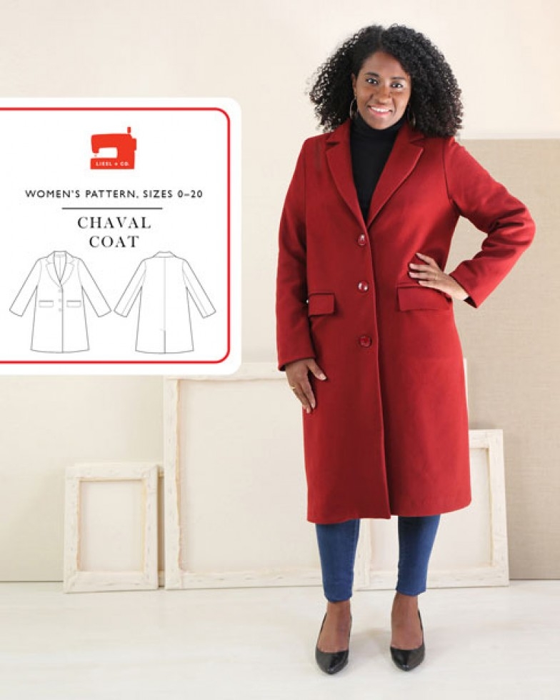 Liesl + Co Paper Sewing Pattern Chaval Coat