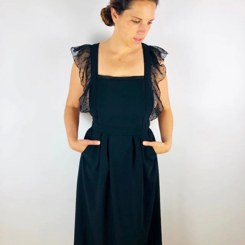You Made My Day Paper Sewing Pattern January Dungarees Dress