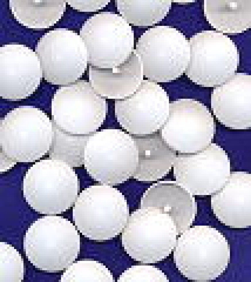 Hemline Plastic Self Cover Buttons White