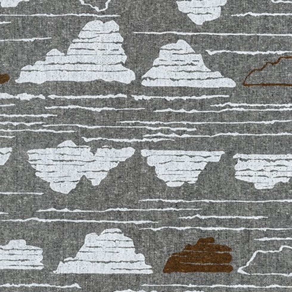 Robert Kaufman Linen Cotton Blend Fabric Grey