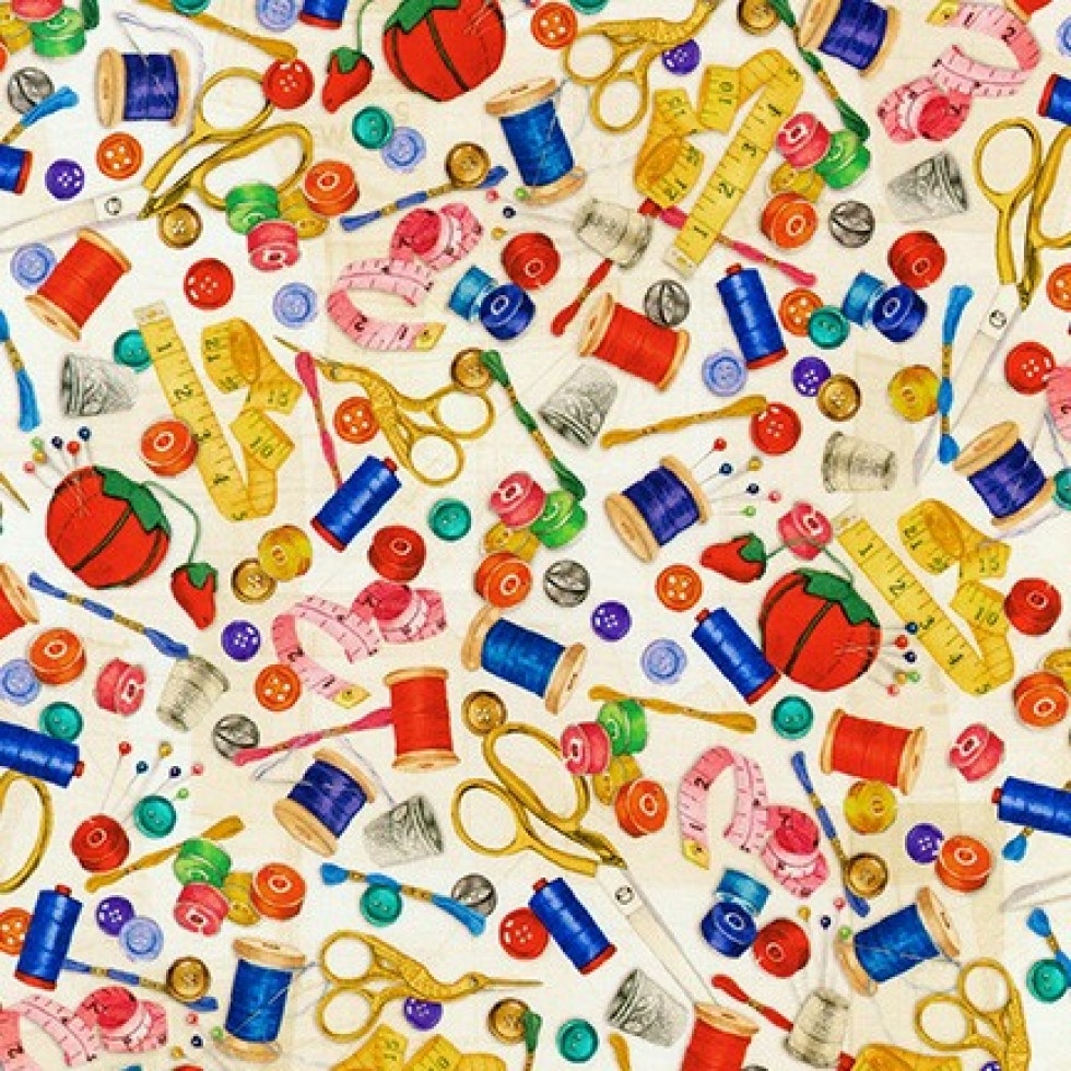 Robert Kaufman 100% Cotton Poplin Fabric Natural