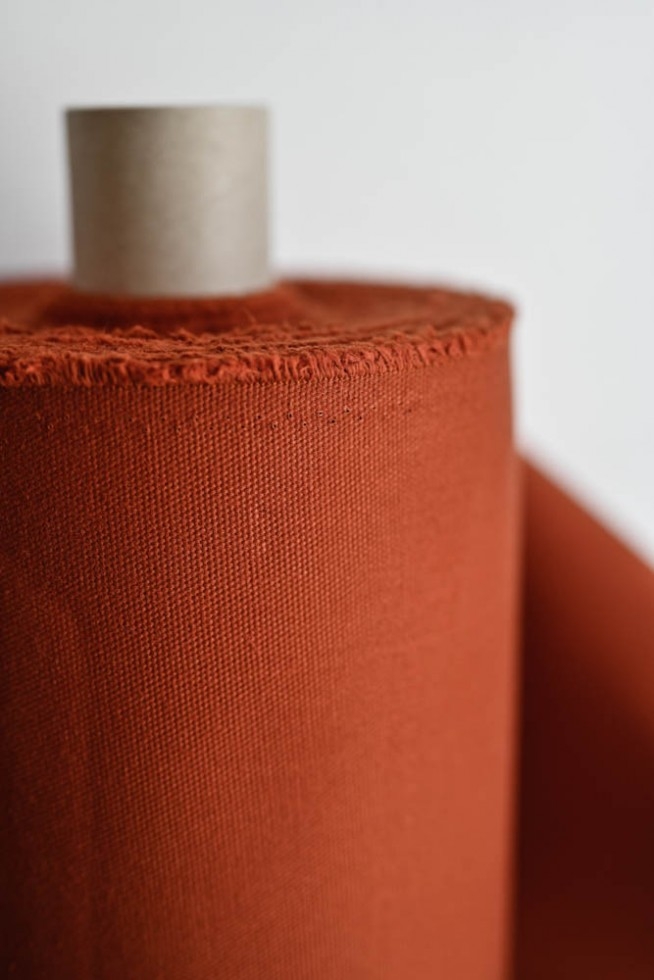 Merchant & Mills Expedition Dry Oilskin Fabric Rust