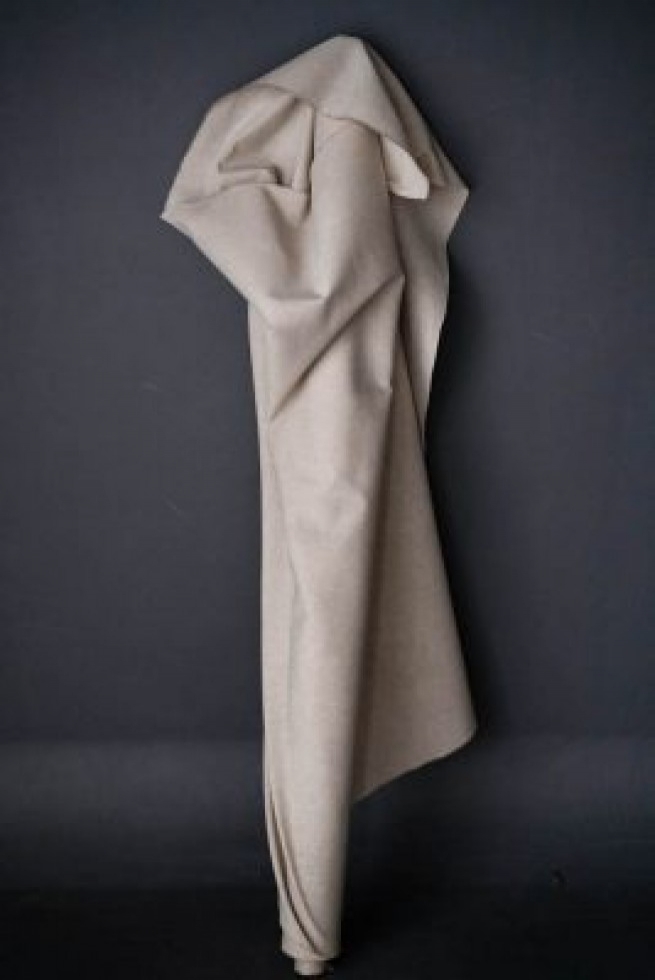 Merchant & Mills Flax Cotton Dry Oilskin Fabric Natural
