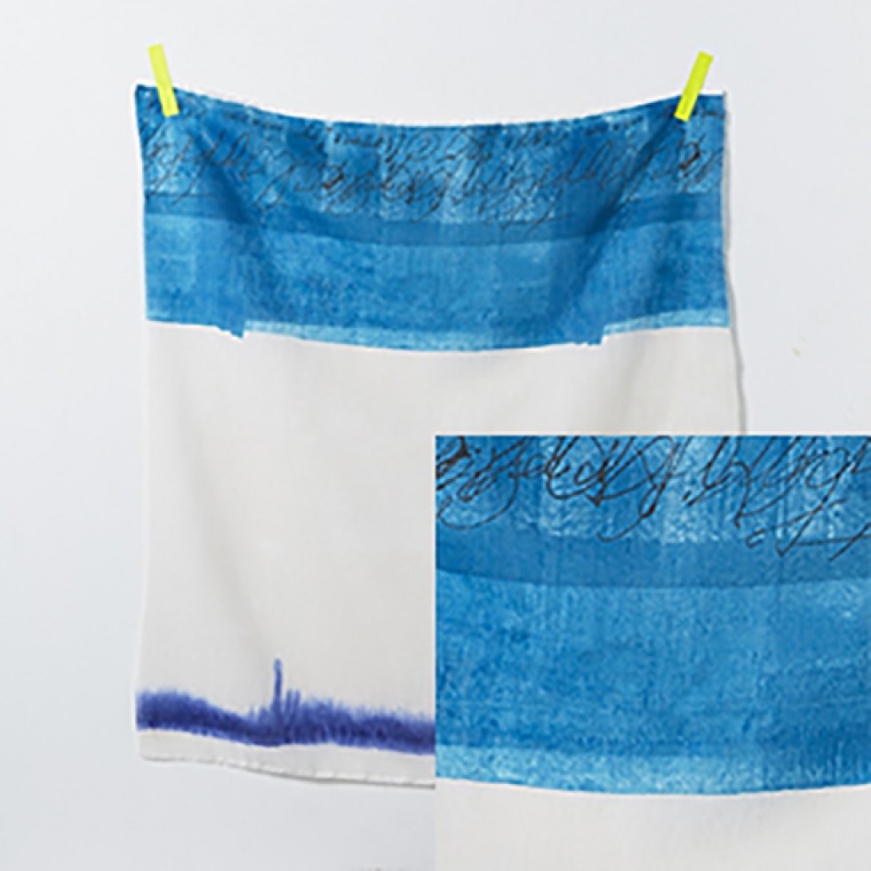 Kokka Nani Iro Cotton Linen Gauze Fabric Turquoise