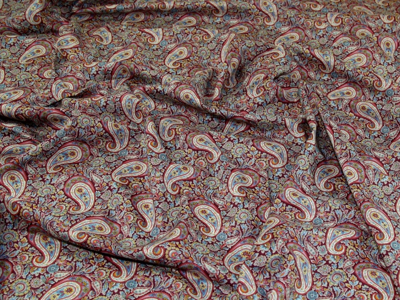Liberty London Lee Manor Tana Cotton Lawn Fabric Wine