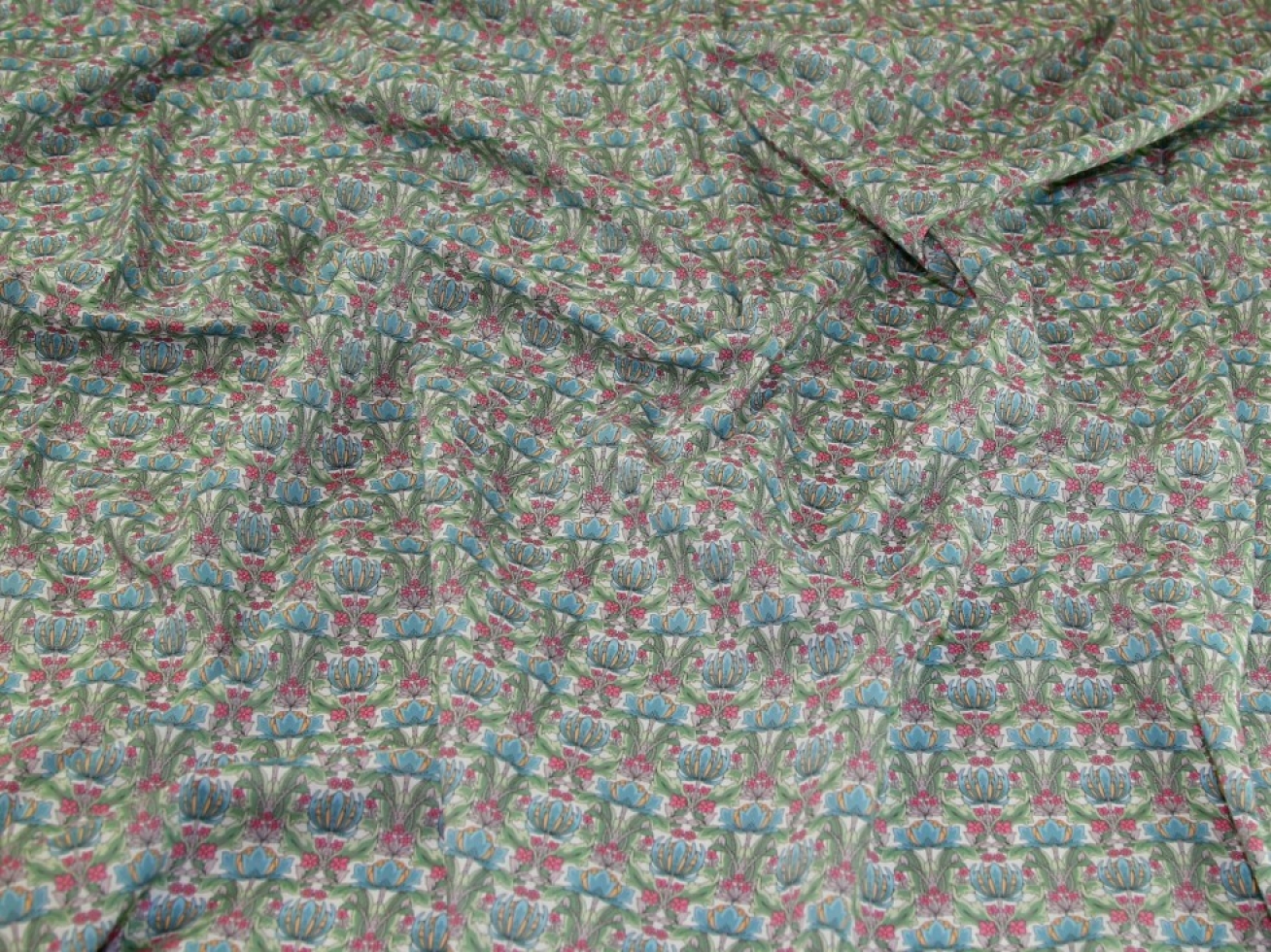 Liberty London Danuna Tana Cotton Lawn Fabric Green