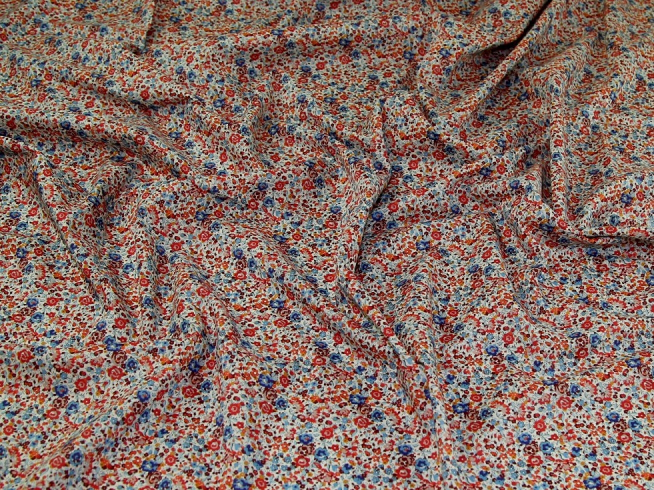 Liberty London Emma & Georgina Tana Cotton Lawn Fabric Rust