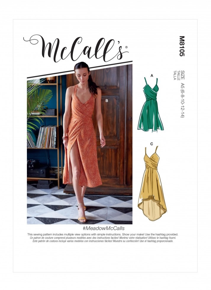 McCalls Paper Sewing Pattern 8105