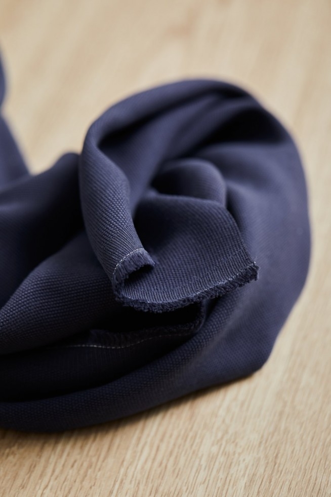 Meet MILK Tabby Tencel Lyocell Canvas Fabric Blueberry