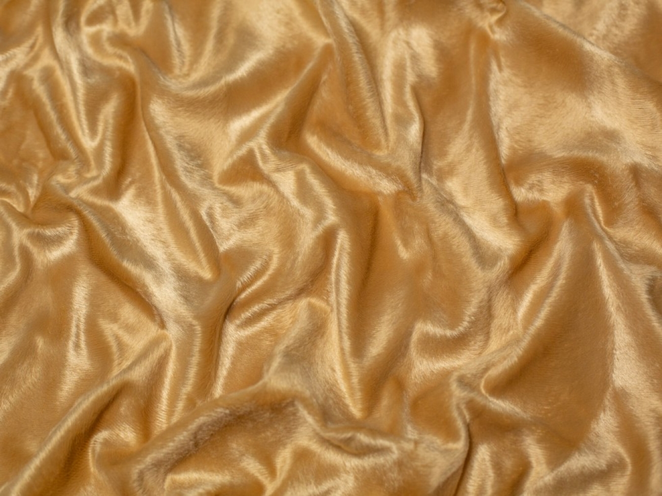 Minerva Core Range Textured Velboa Faux Fur Fabric Gold