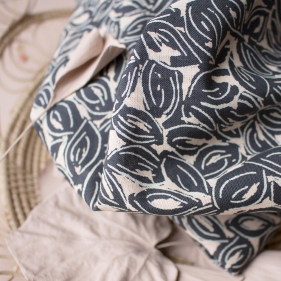 Atelier Brunette Petal Cotton Gauze Fabric Night