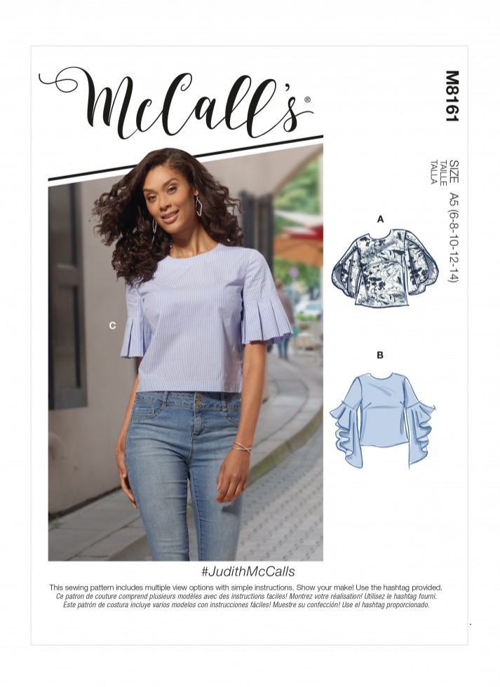 McCalls Paper Sewing Pattern 8161